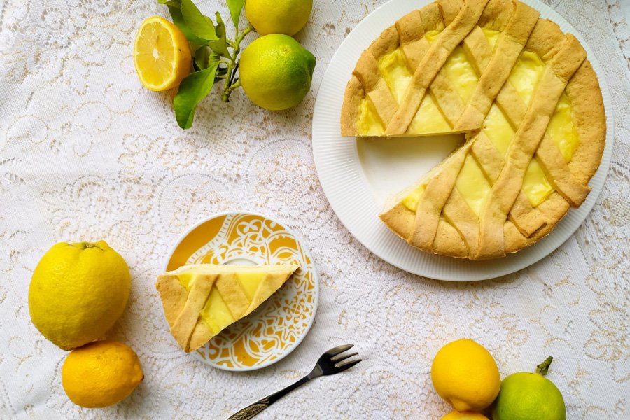 crostata al limone